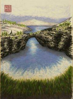 20161024 mountain chapel and incoming waves